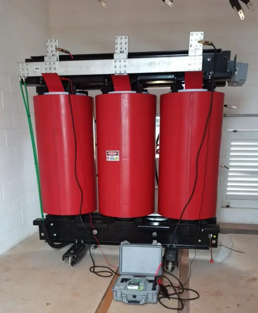 ensaios elétricos em transformadores
