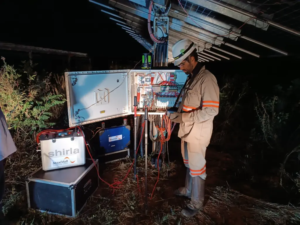 teste em cabos elétricos subterrâneos
