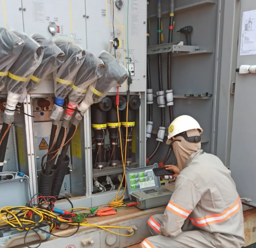 testes elétricos em TC TP