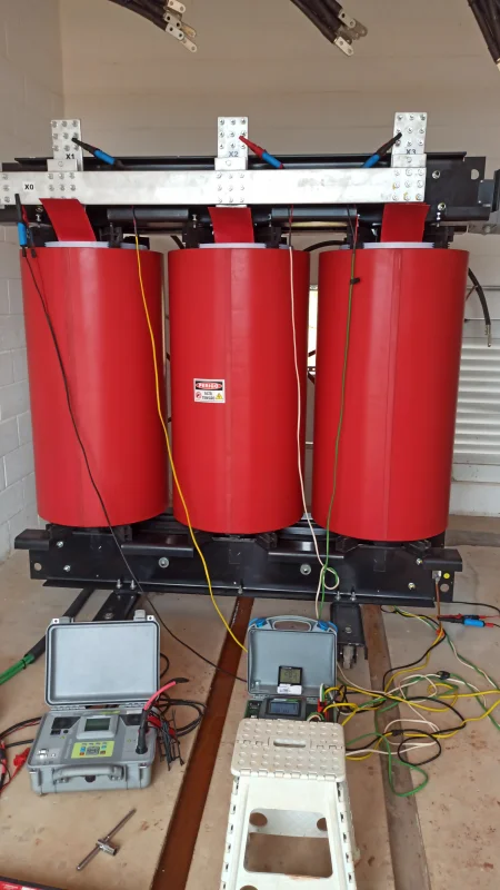 inspeção de transformadores elétricos